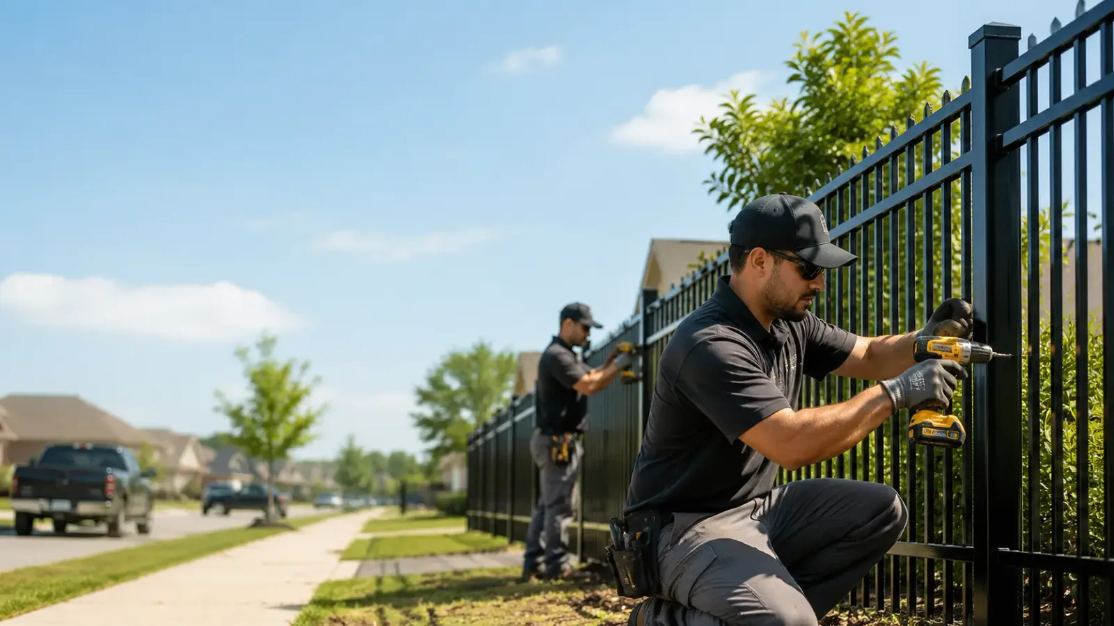 Metal Fence Installation in Dayton, ME